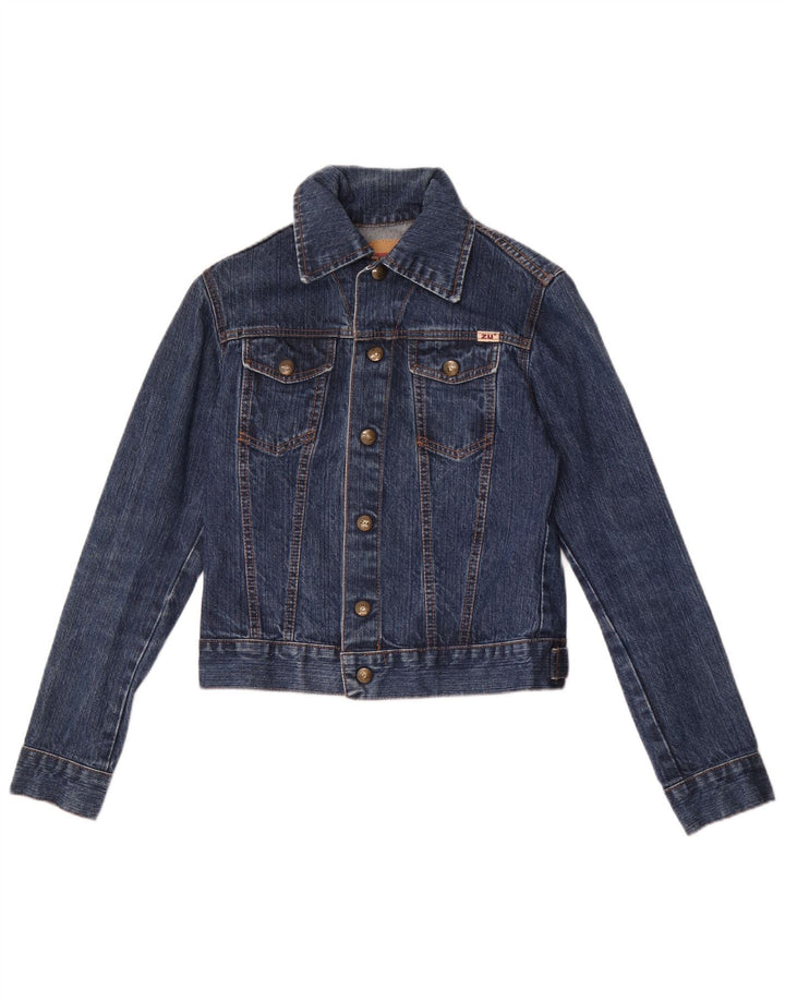 Giacca di jeans corta da donna Zu Elements IT 40 Small Blu Cotone