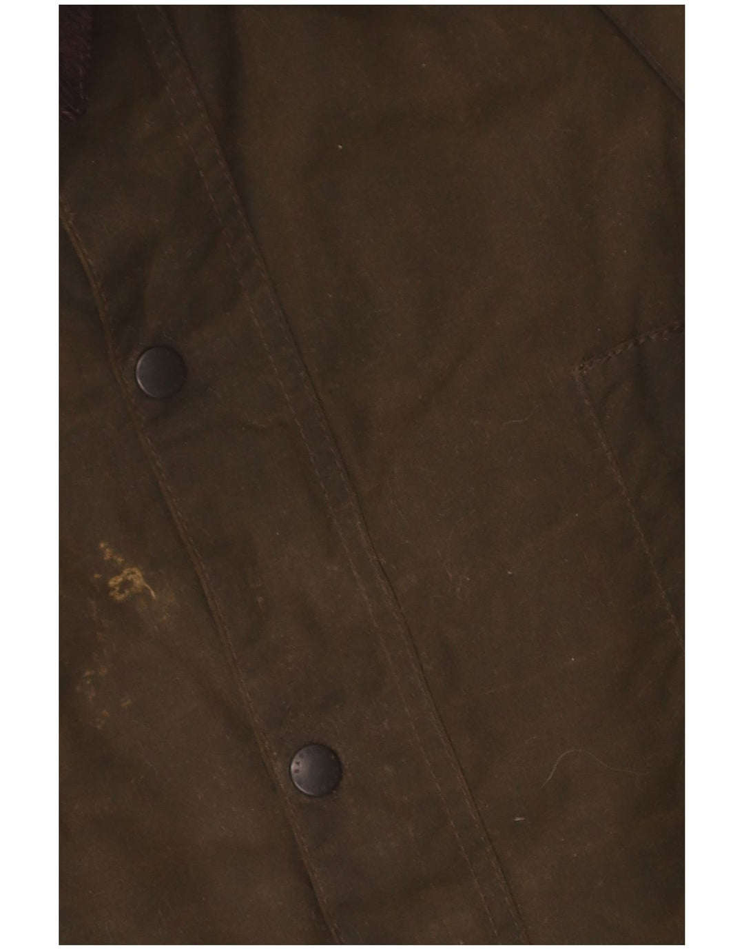Barbour Ragazzi Giacca in cotone cerato con cappuccio 7-8 anni Large Khaki