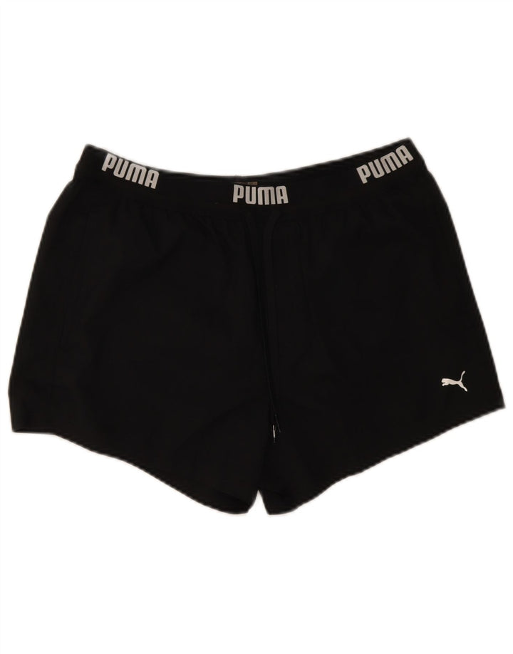 Pantaloncini sportivi grafici da donna Puma UK 14 poliestere nero medio