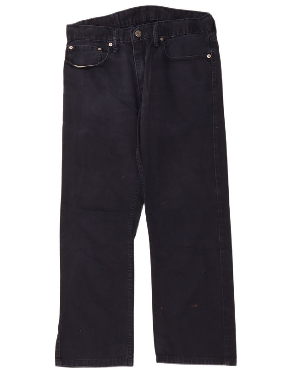 Levi's Uomo 514 Pantaloni casual dritti W32 L30 Cotone blu navy