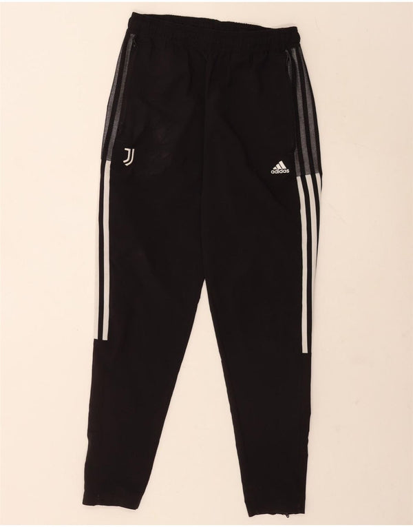 Pantaloni della tuta Adidas da donna Juventus UK 8 Small Poliestere nero