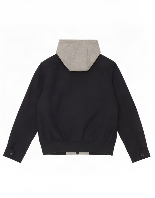 Giubbotto bomber con cappuccio Kappa da bambino 11-12 anni XL in nylon color block blu navy