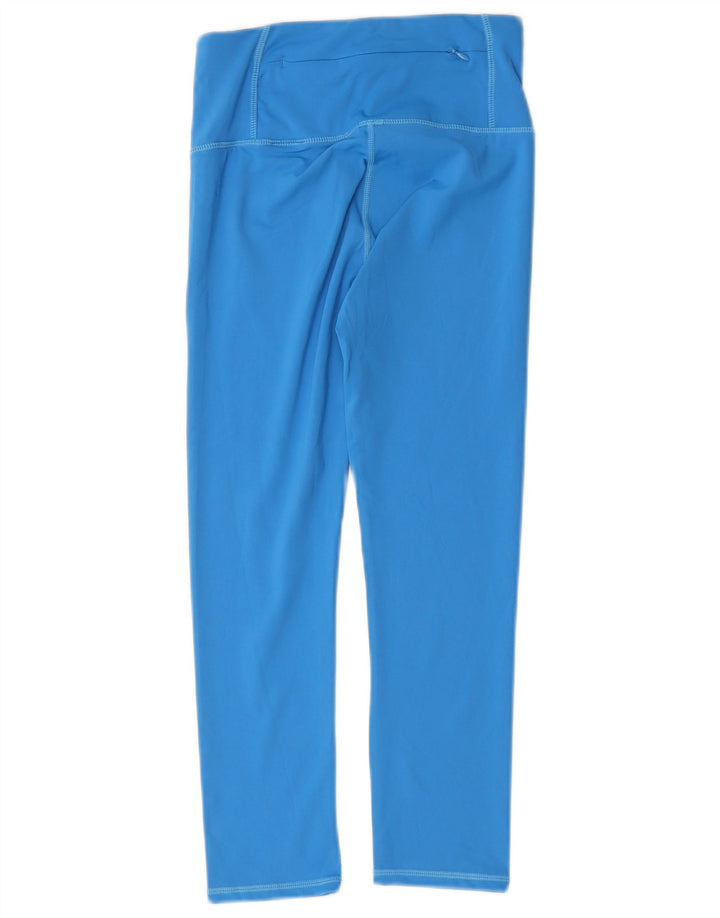 Leggings corti con grafica da donna Superdry UK 8 Small poliestere blu