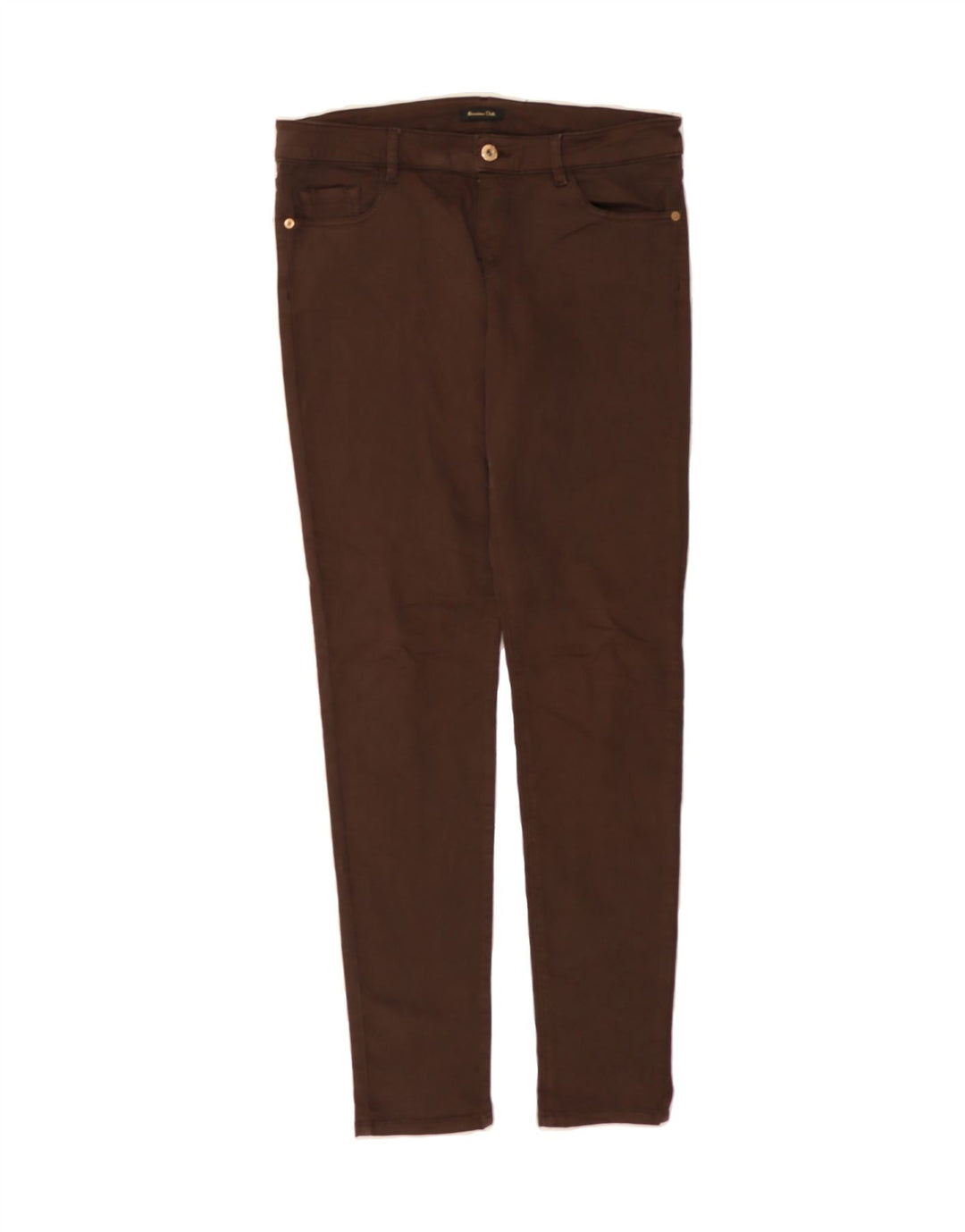 MASSIMO DUTTI Womens Skinny Jeans EU 38 Small W28 L31 Brown Vintage Massimo Dutti and Second-Hand Massimo Dutti from Messina Hembry 