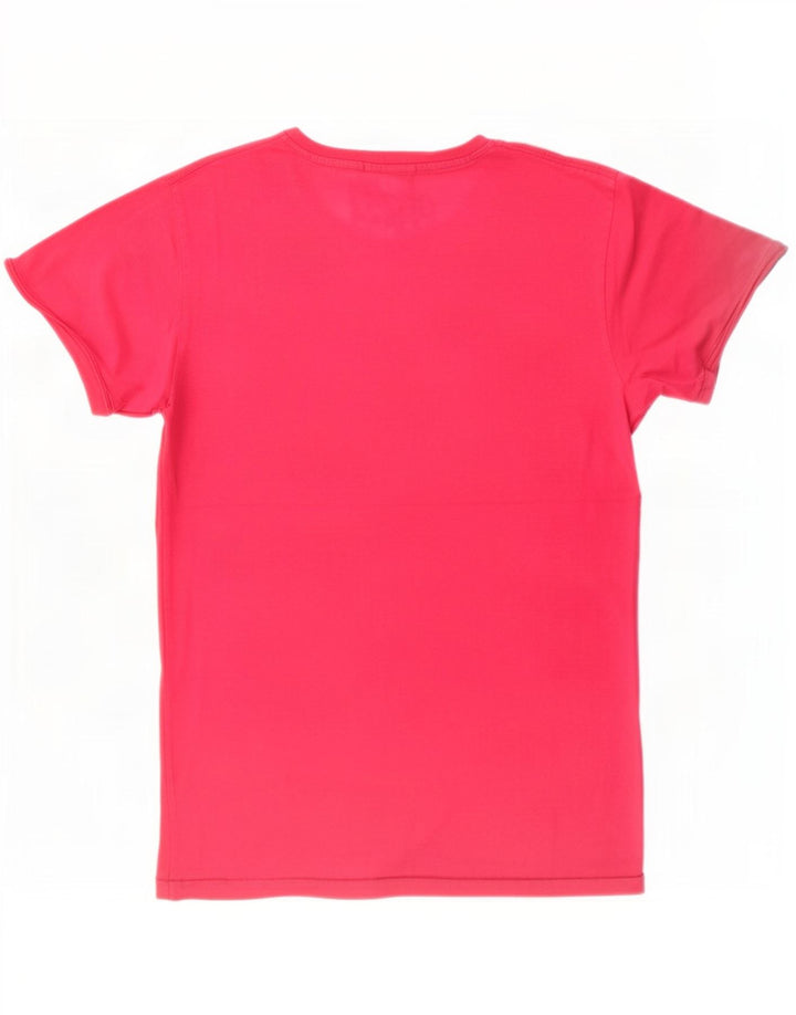 Jack & Jones T-shirt grafica da uomo grande rosa