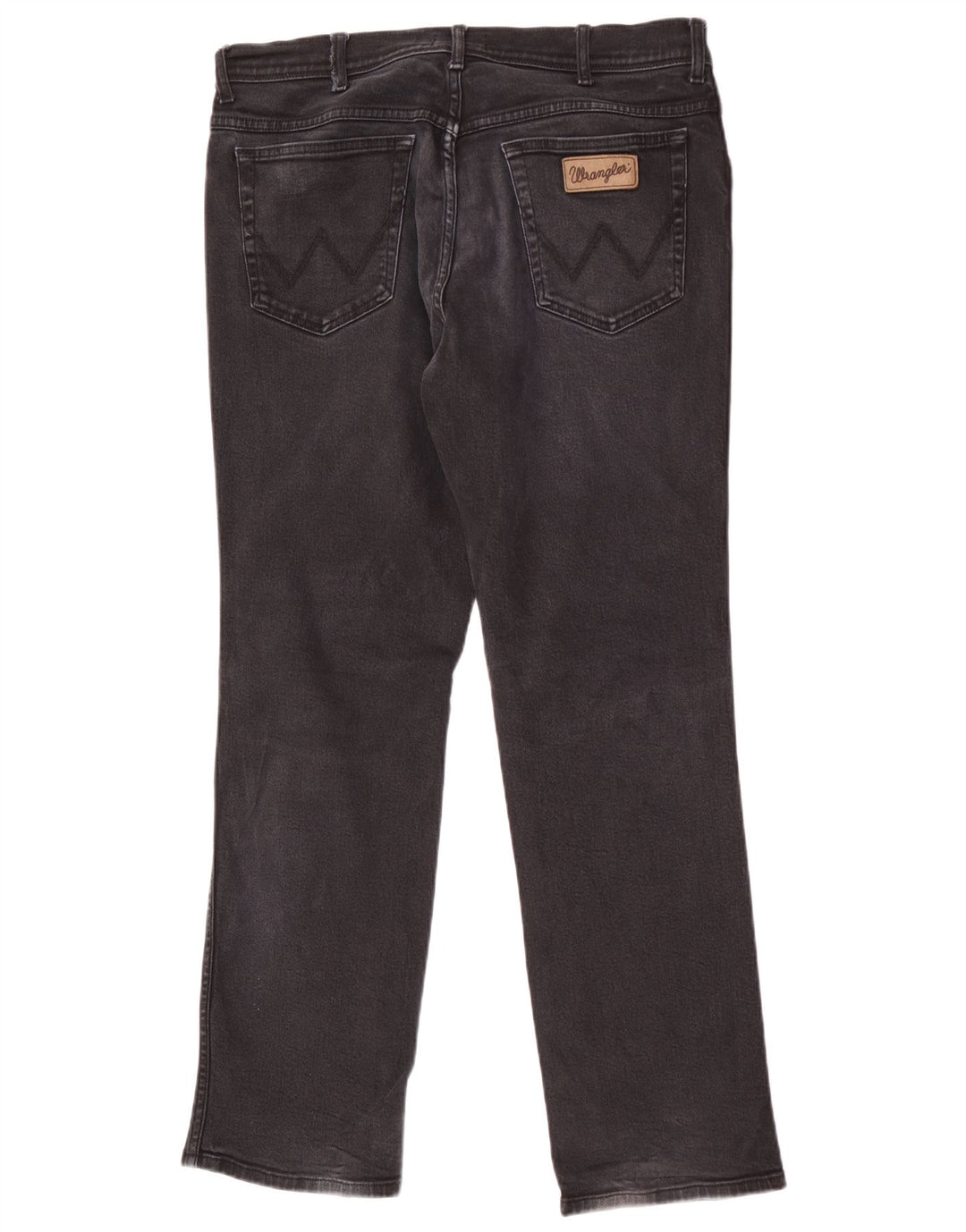 Jeans dritti da uomo Wrangler Texas W36 L32 cotone nero