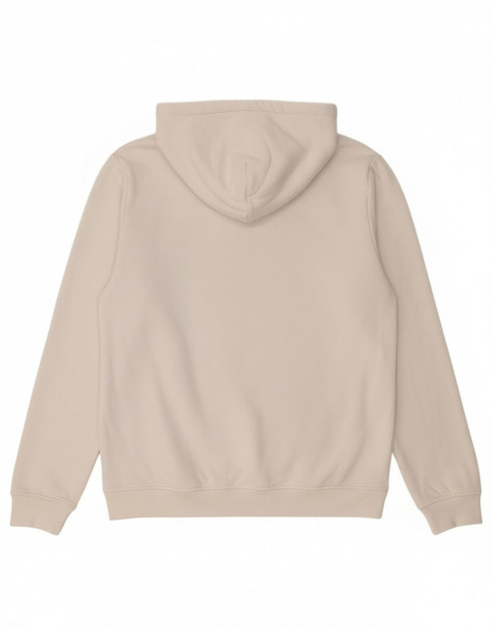 Felpa con cappuccio grafica da uomo Adidas, cotone bianco medio
