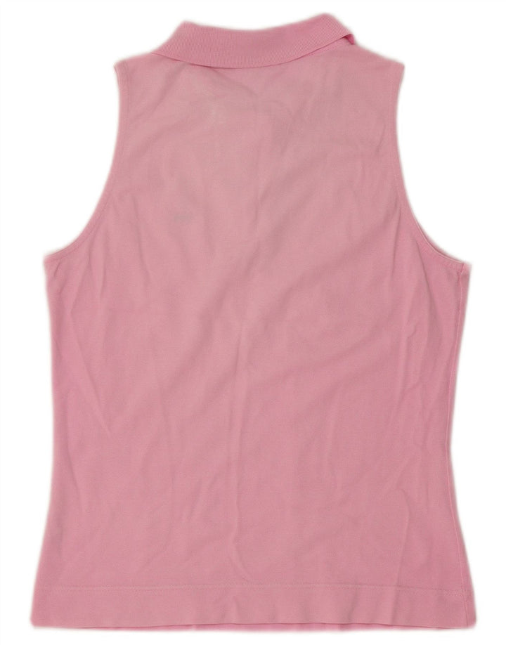 Polo senza maniche da donna Lacoste taglia 40 cotone rosa medio
