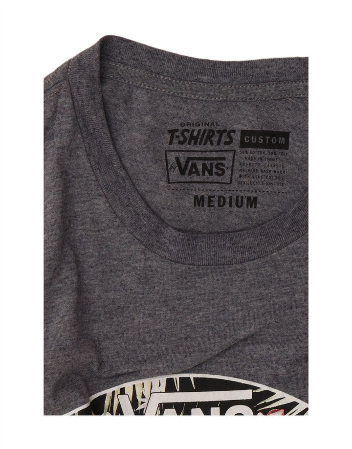 VANS Mens Graphic T-Shirt Top Medium Grey Cotton Vintage Vans and Second-Hand Vans from Messina Hembry 