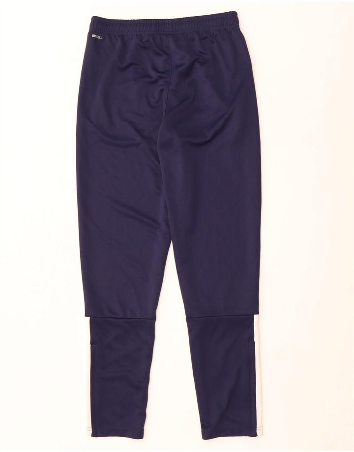 Pantaloni da tuta Puma da ragazzo 13-14 anni in poliestere color block blu navy