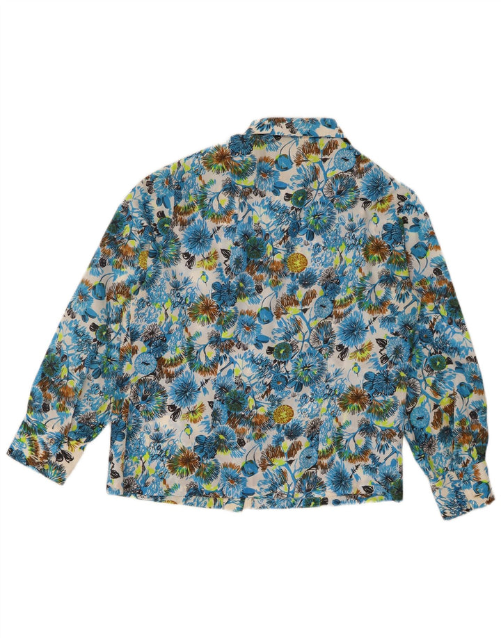 Camicia Vintage da Donna IT 44 Media Floreale Multicolore