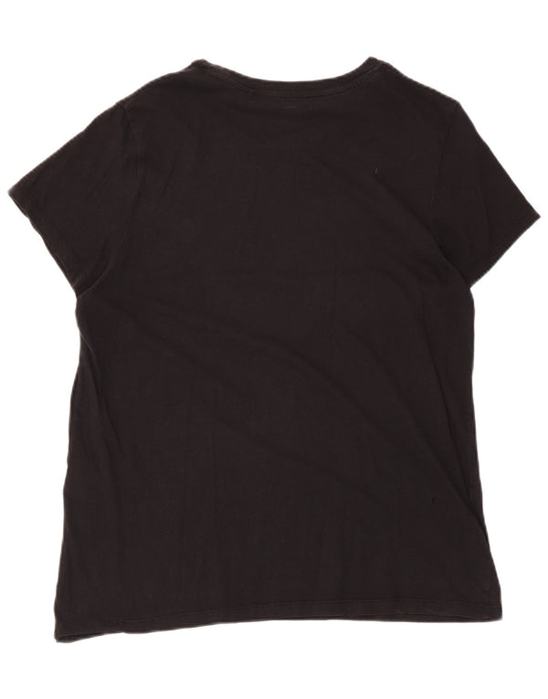 T-shirt grafica da donna Levi's Top UK 14 grande nera