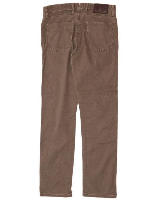 Pantaloni Casual Dritti Uomo Trussardi W32 L34 Grigi