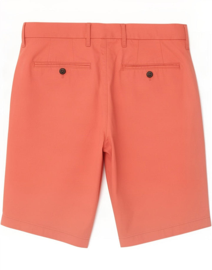 Pantaloncini chino regolari da uomo Marks & Spencer W30 cotone arancione medio