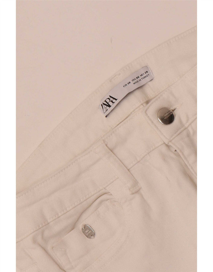 Jeans skinny da donna Zara EU 38 Small W28 L27 Bianco