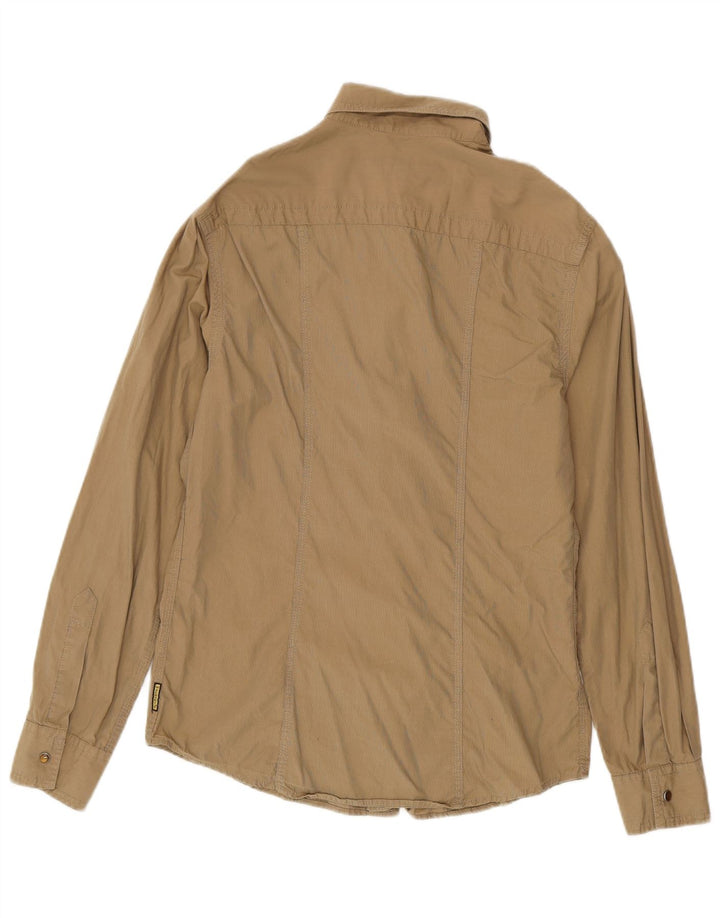 Camicia Armani Jeans Uomo Large Beige