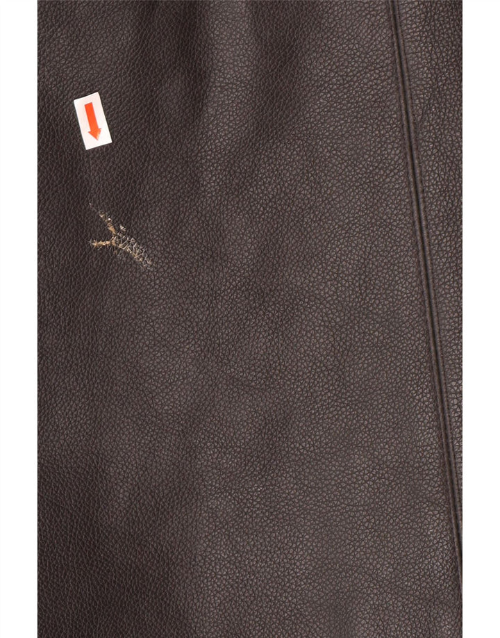 Giacca da corsa grafica da uomo DAINESE taglia 54 grande in pelle nera a blocchi di colore