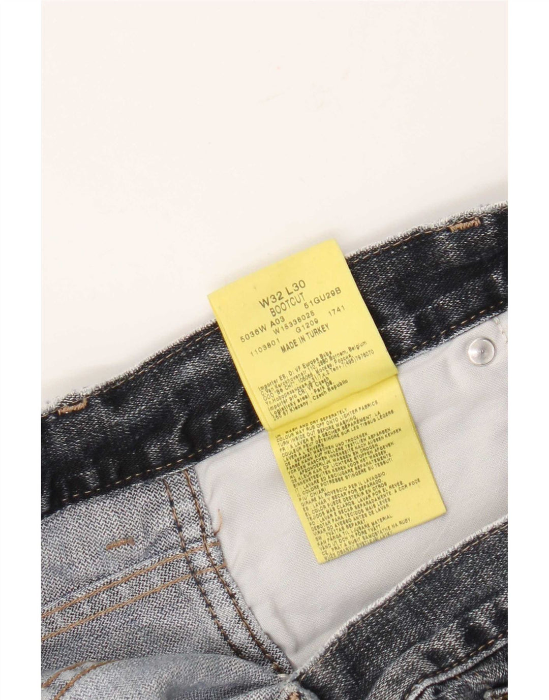 Jeans Bootcut da uomo Wrangler W32 L27 cotone blu