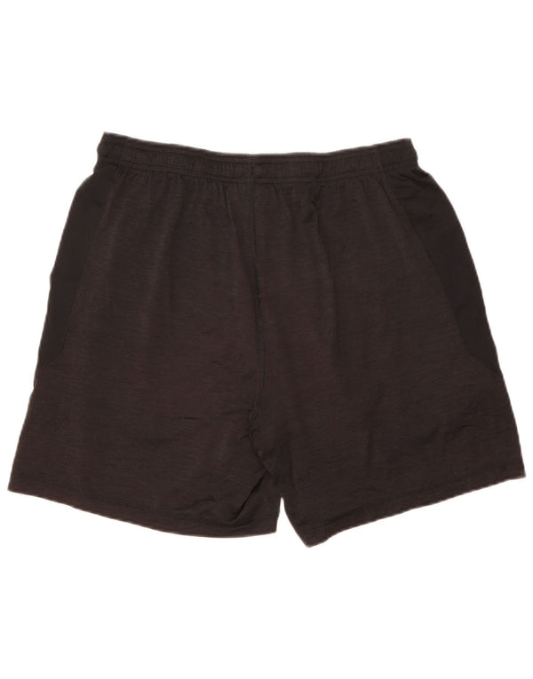 Pantaloncini sportivi da uomo Under Armour grandi neri screziati
