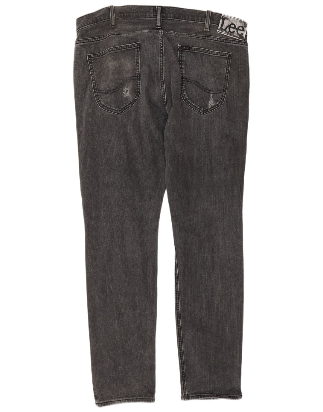 Jeans slim Lee invecchiati Luke da uomo W36 L32 in cotone grigio
