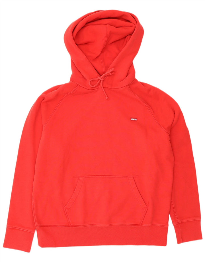 Maglione con cappuccio da uomo Levi's in cotone rosso medio