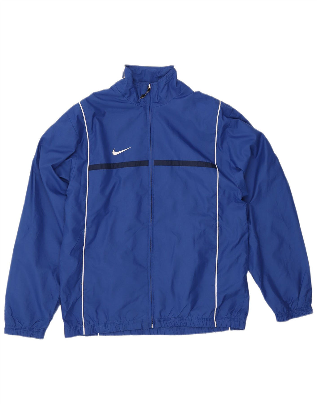 Giacca da tuta da uomo NIKE UK 36/38 Small Blu Colourblock Nylon