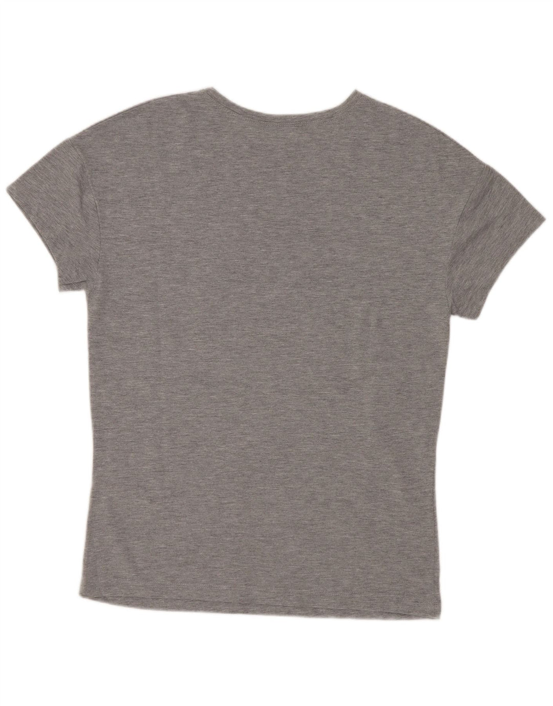 T-shirt grafica da donna Zara Top UK 10 piccola in poliestere chiazzato grigio