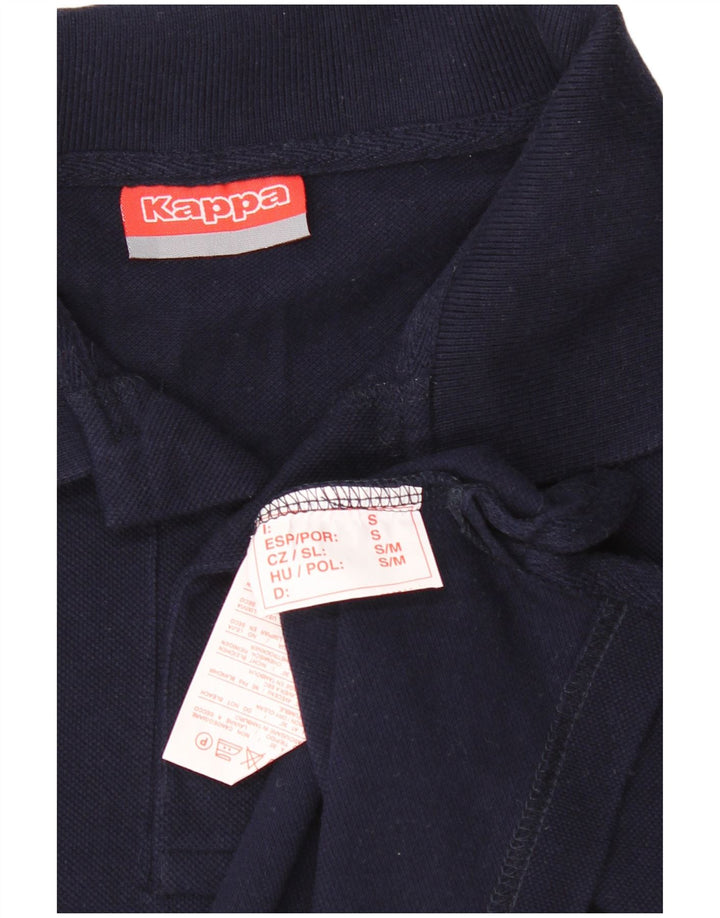 Polo Kappa Uomo Small Blu Navy in cotone