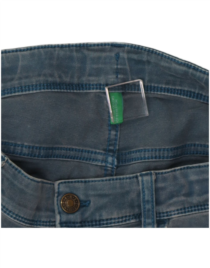 Jeans slim da bambino Benetton 15-16 anni W30 L31 Blu