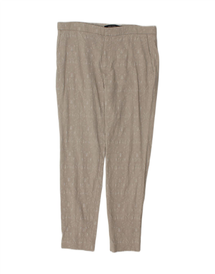 ZARA Womens Slim Chino Trousers  Medium W28 L27 Grey Floral Vintage Zara and Second-Hand Zara from Messina Hembry 