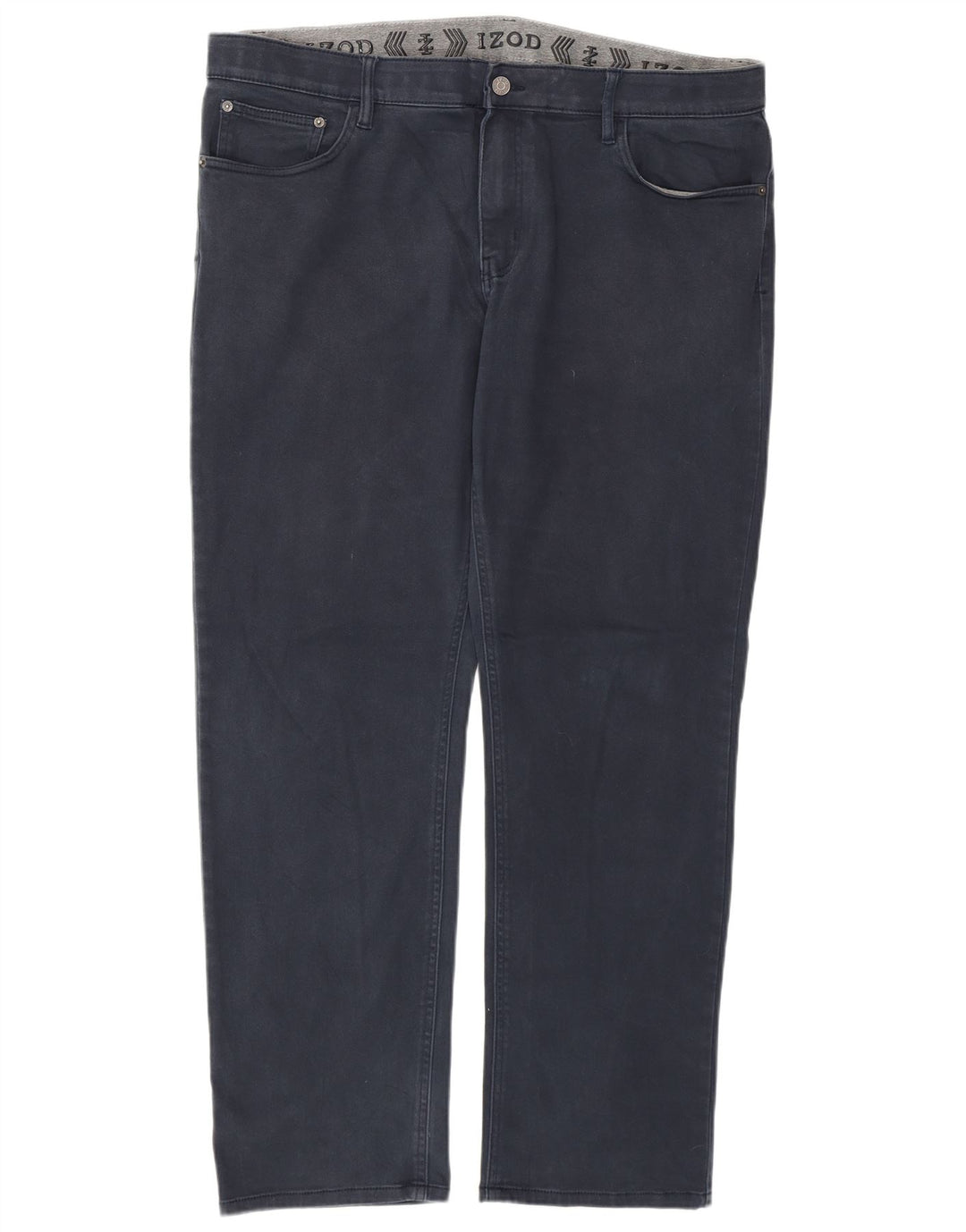 Pantaloni casual da uomo vestibilità regolare Izod W38 L29 blu navy