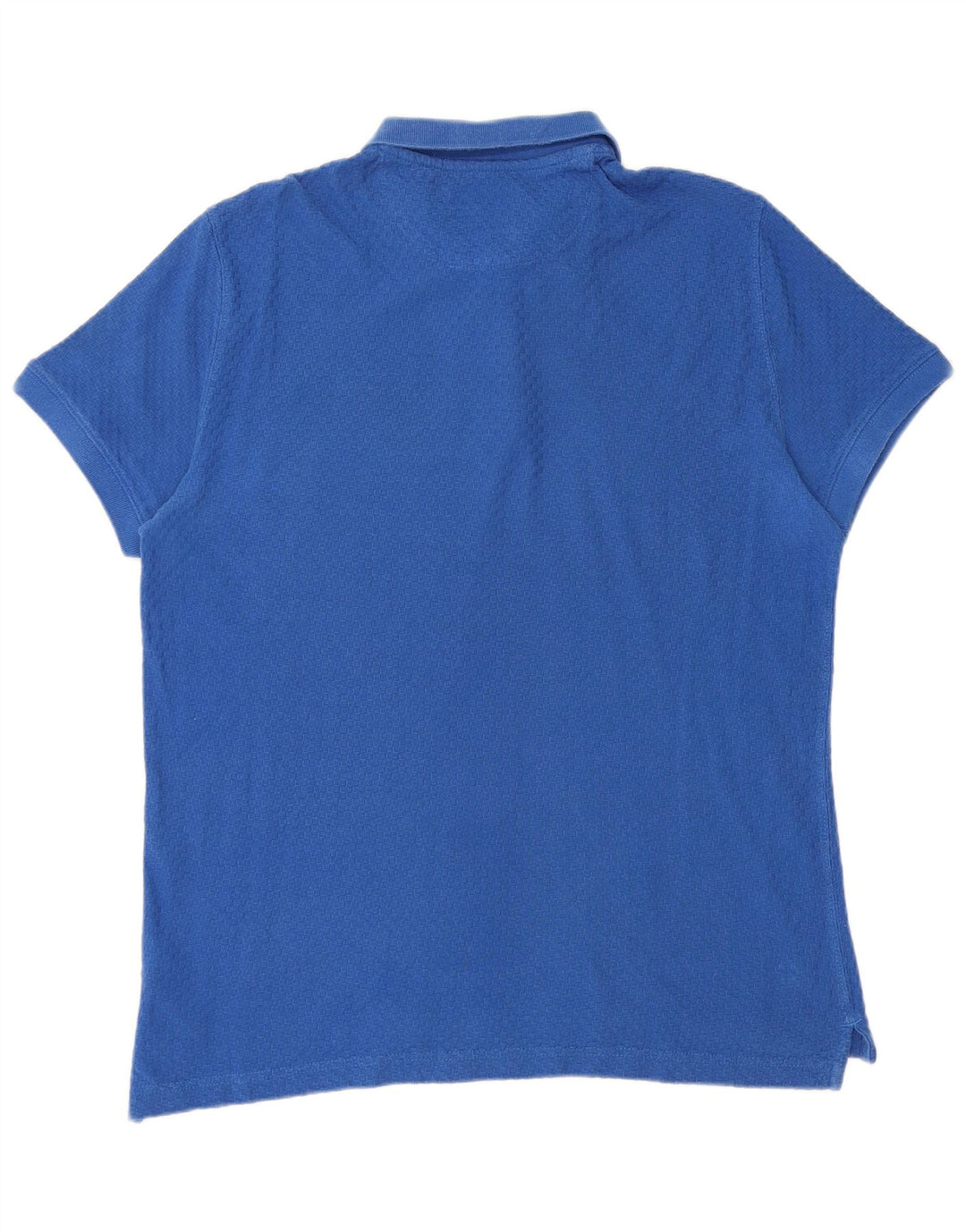 Polo Uomo Massimo Dutti Large Blu In Cotone