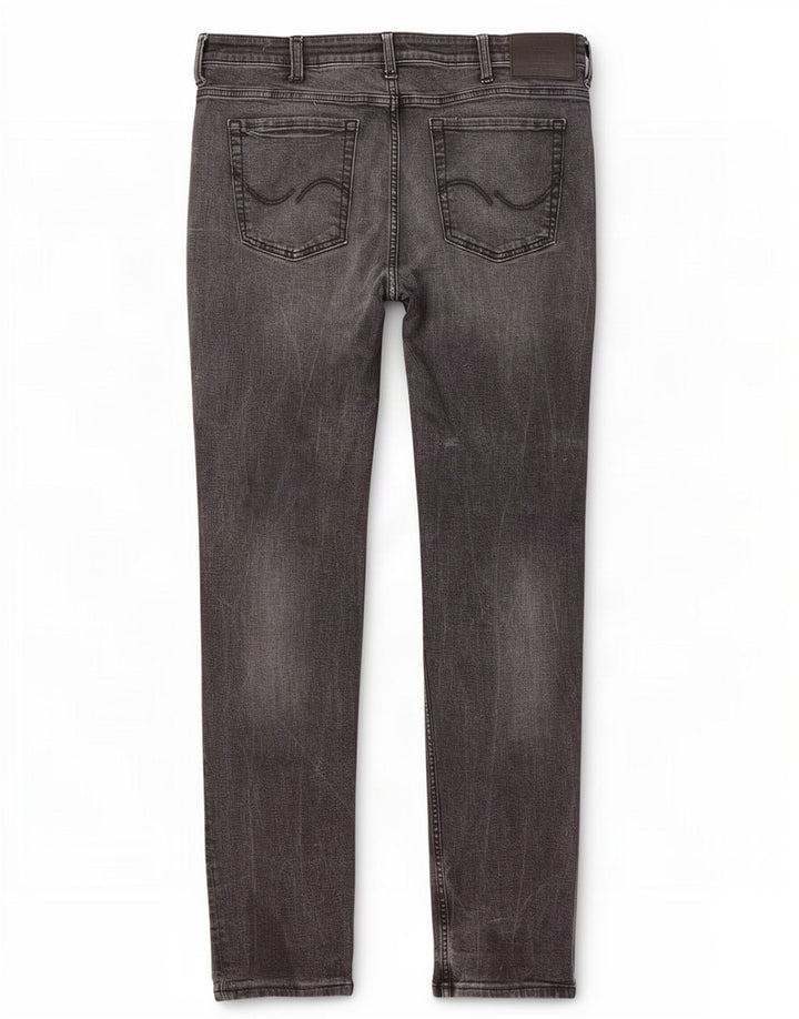 Jeans slim da uomo Jack & Jones W36 L34 cotone grigio
