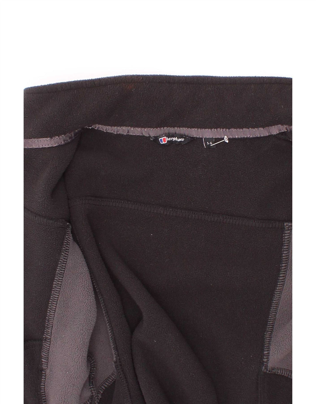Giacca in pile Bergans per ragazzi 5-6 anni Poliestere color block nero