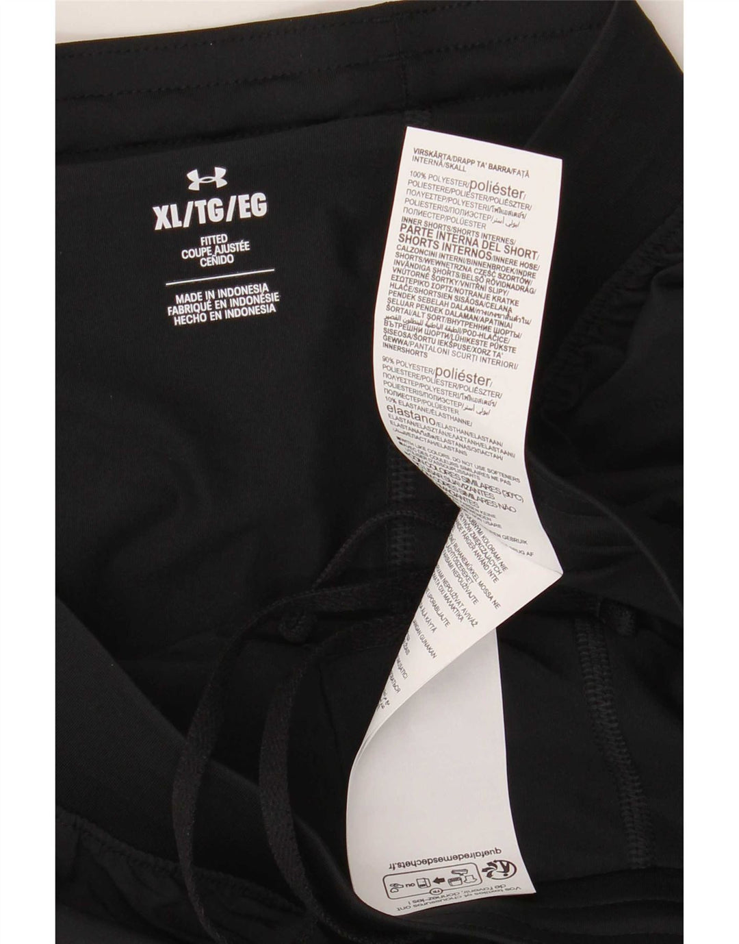 Pantaloncini sportivi da uomo Under Armour XL poliestere nero