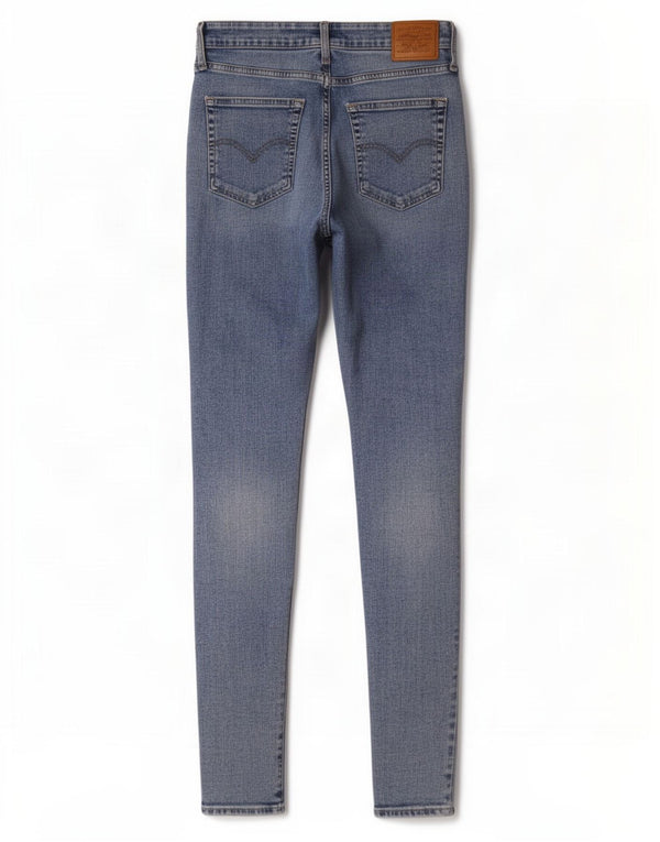 Jeans skinny a vita alta Levi's 721 da donna W30 L32 in cotone blu