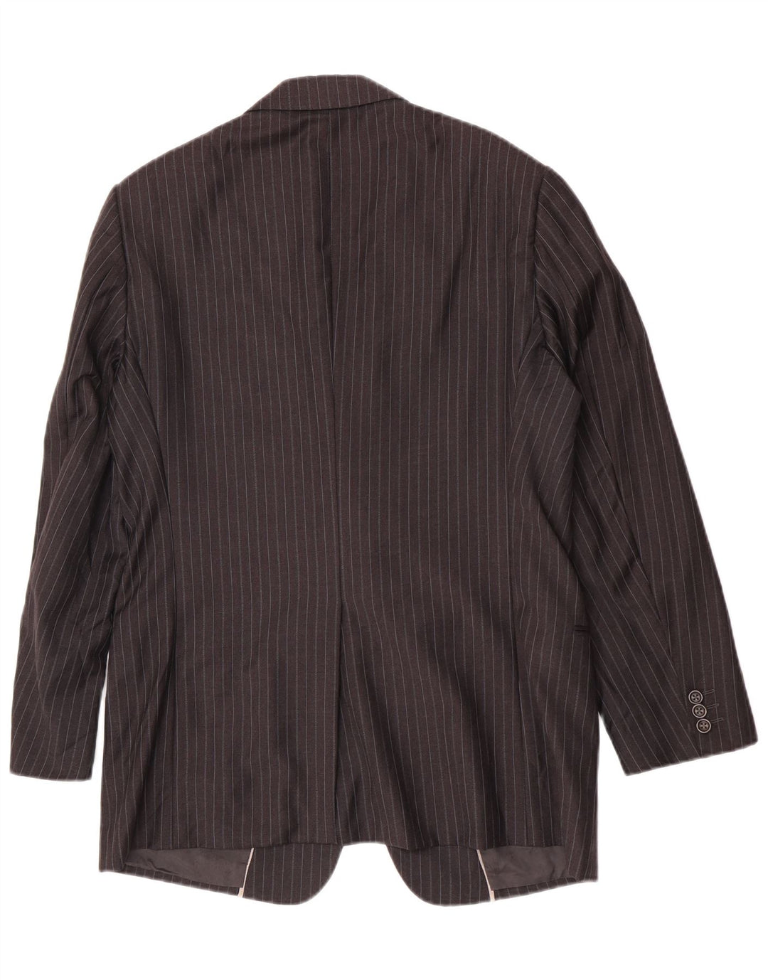 Giacca Blazer da Uomo a 2 Bottoni Armani Collezioni IT 52 XL Lana Gessata Grigia