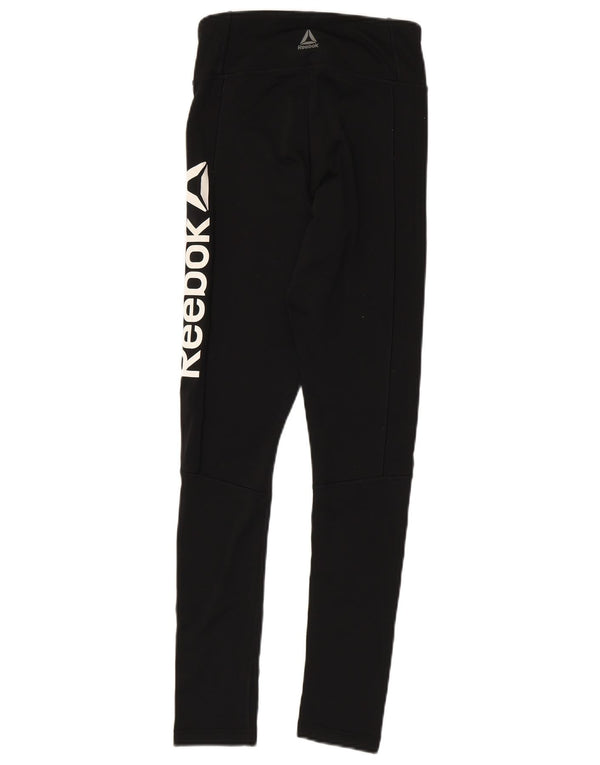 Leggings Reebok Speedwick Graphic da donna UK 4/6 XS neri