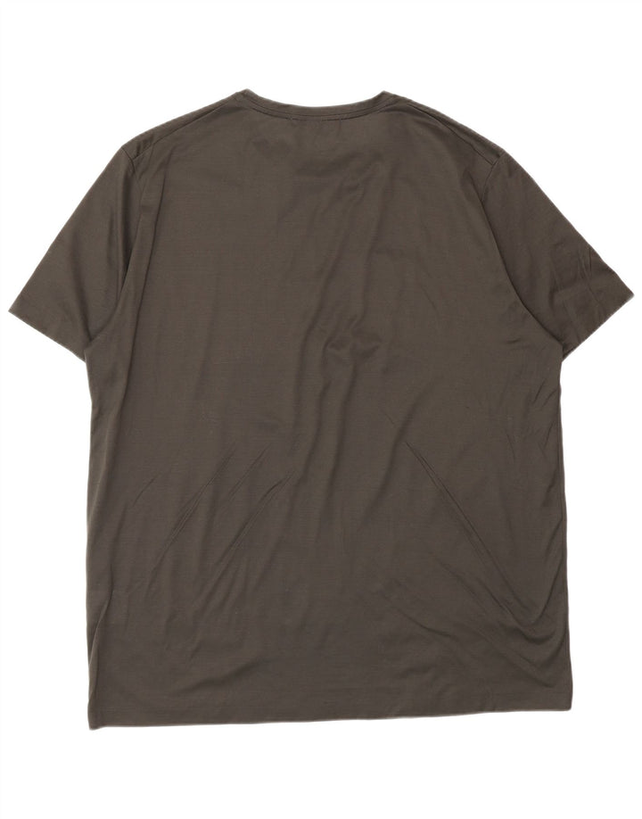 T-shirt da uomo Hugo Boss Top 2XL cotone kaki