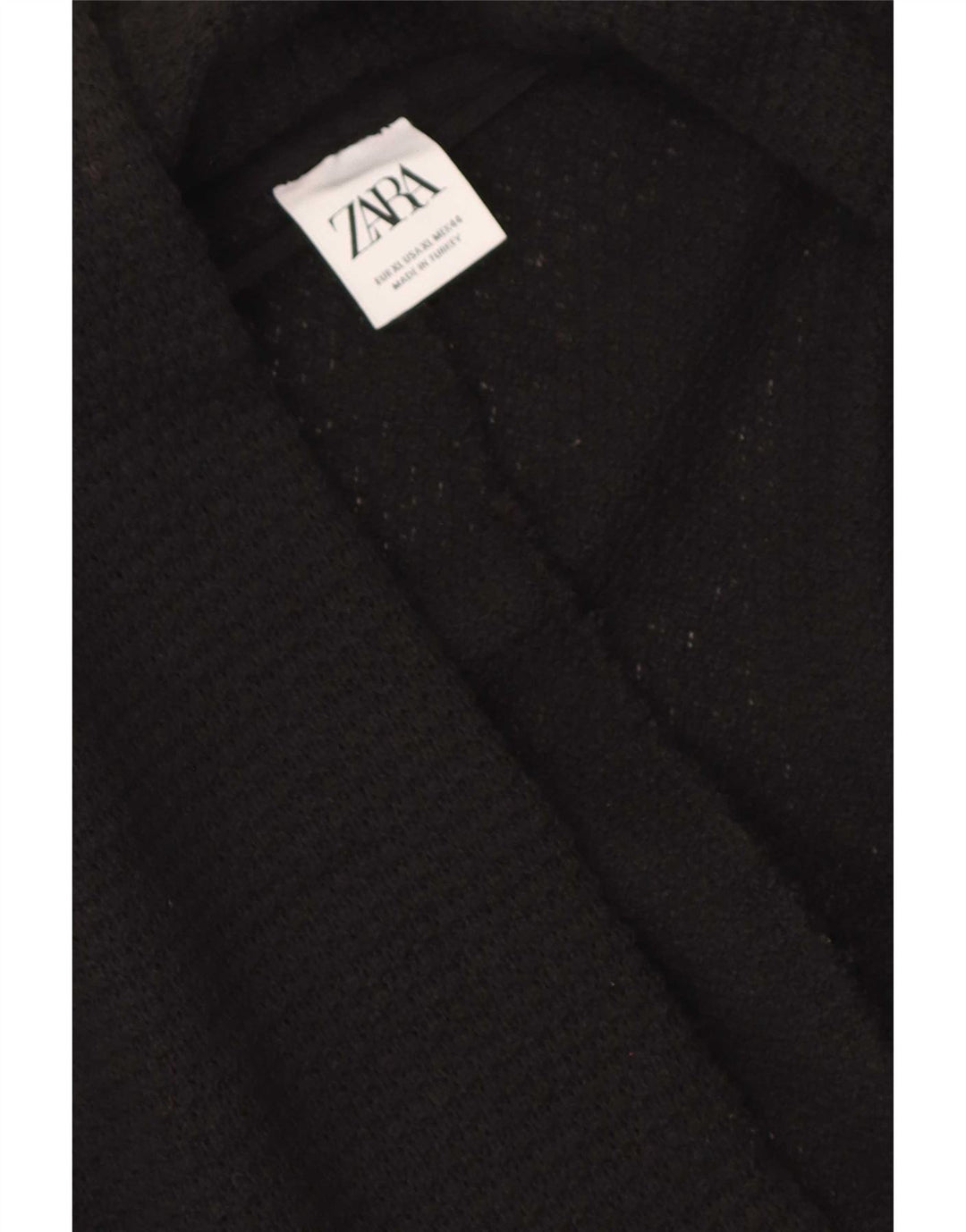 Maglione cardigan aperto lungo da uomo Zara XL Nero