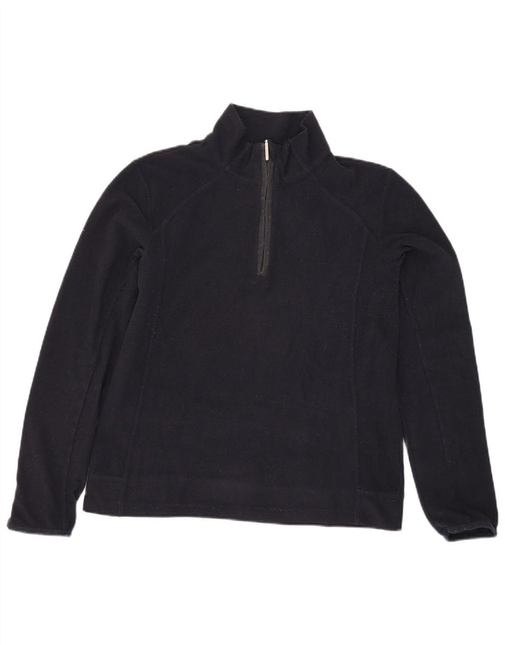 Maglione in pile da donna con collo e zip Champion UK 16 grande poliestere blu navy