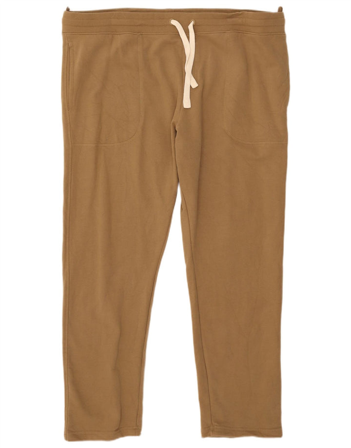 Marks & Spencer Mens Tracksuit Trousers 2XL Beige Cotton