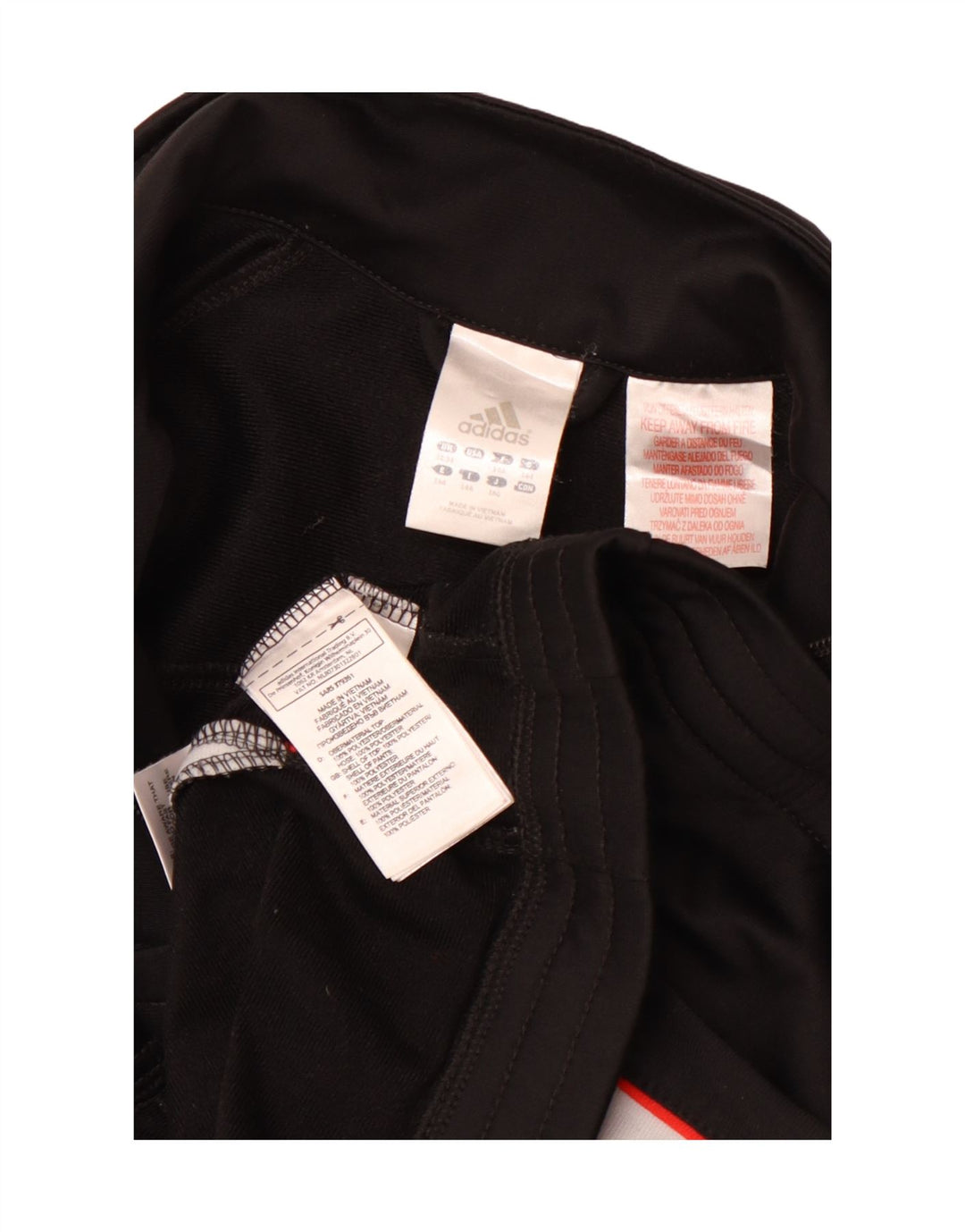 ADIDAS Giacca da tuta da ragazza 13-14 anni nera Colourblock Sports