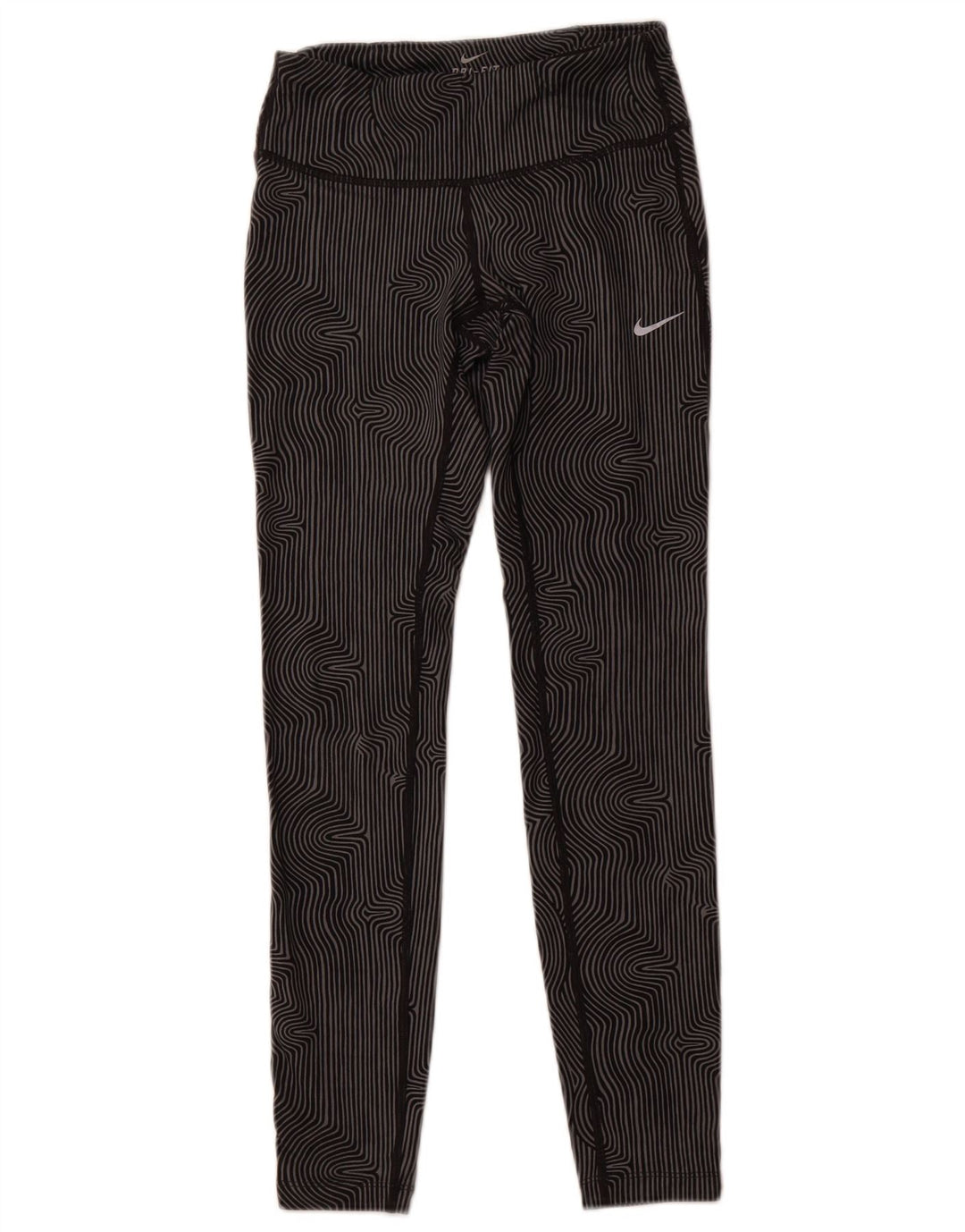 Leggings NIKE Dri Fit da donna UK 6 XS Gessato grigio