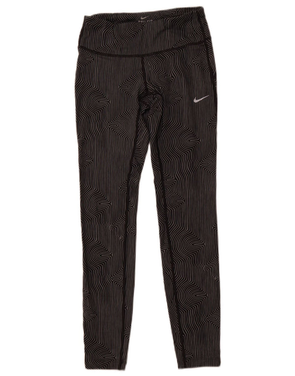 Leggings NIKE Dri Fit da donna UK 6 XS Gessato grigio