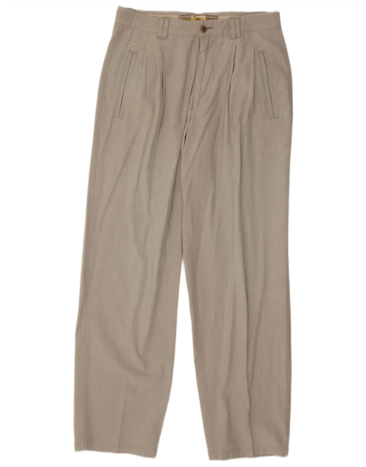 Pantaloni chino con pegging da uomo Camel IT 48 medio W32 L32 Cotone beige