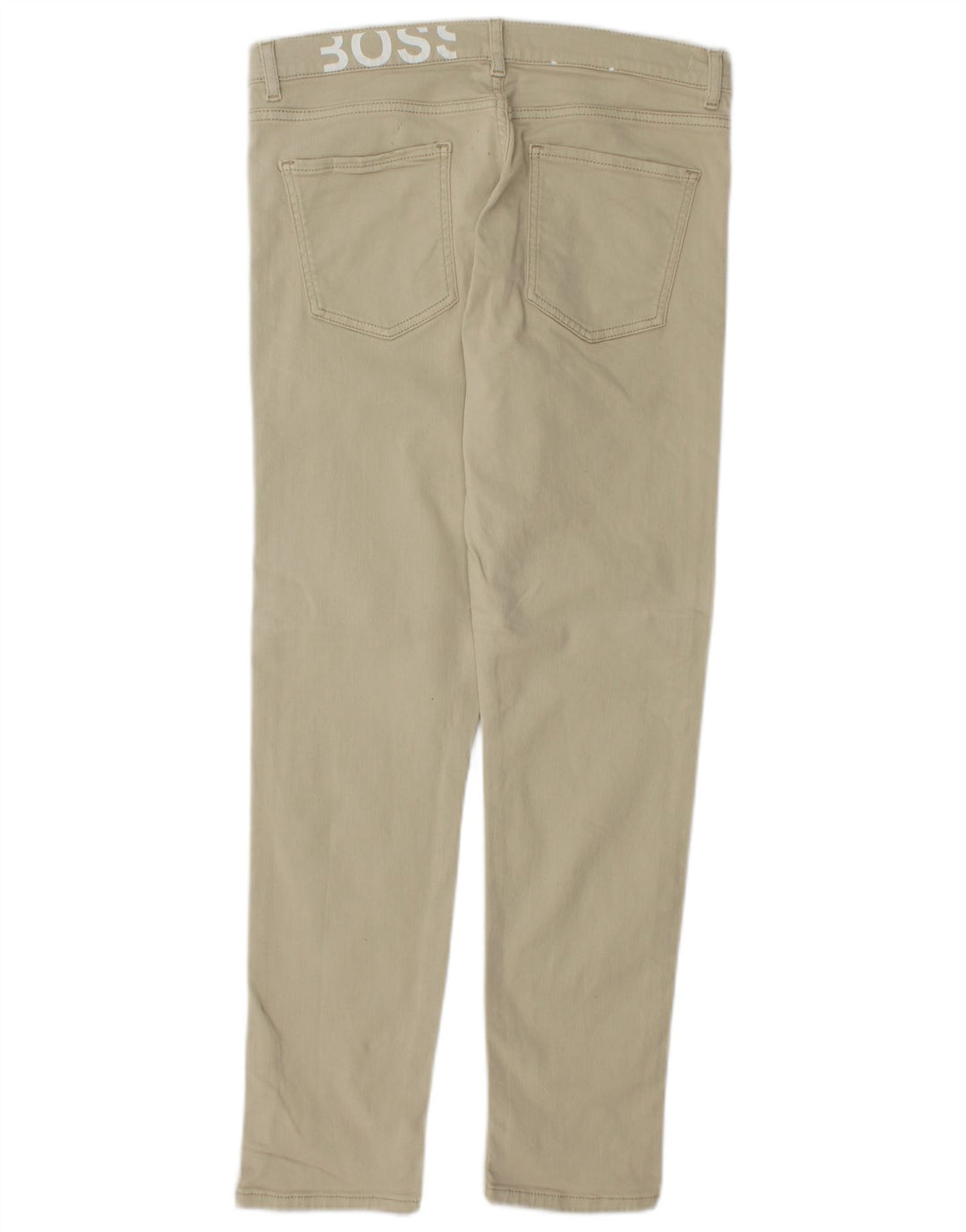 Jeans slim a vita alta HUGO BOSS da donna W29 L28 cotone verde