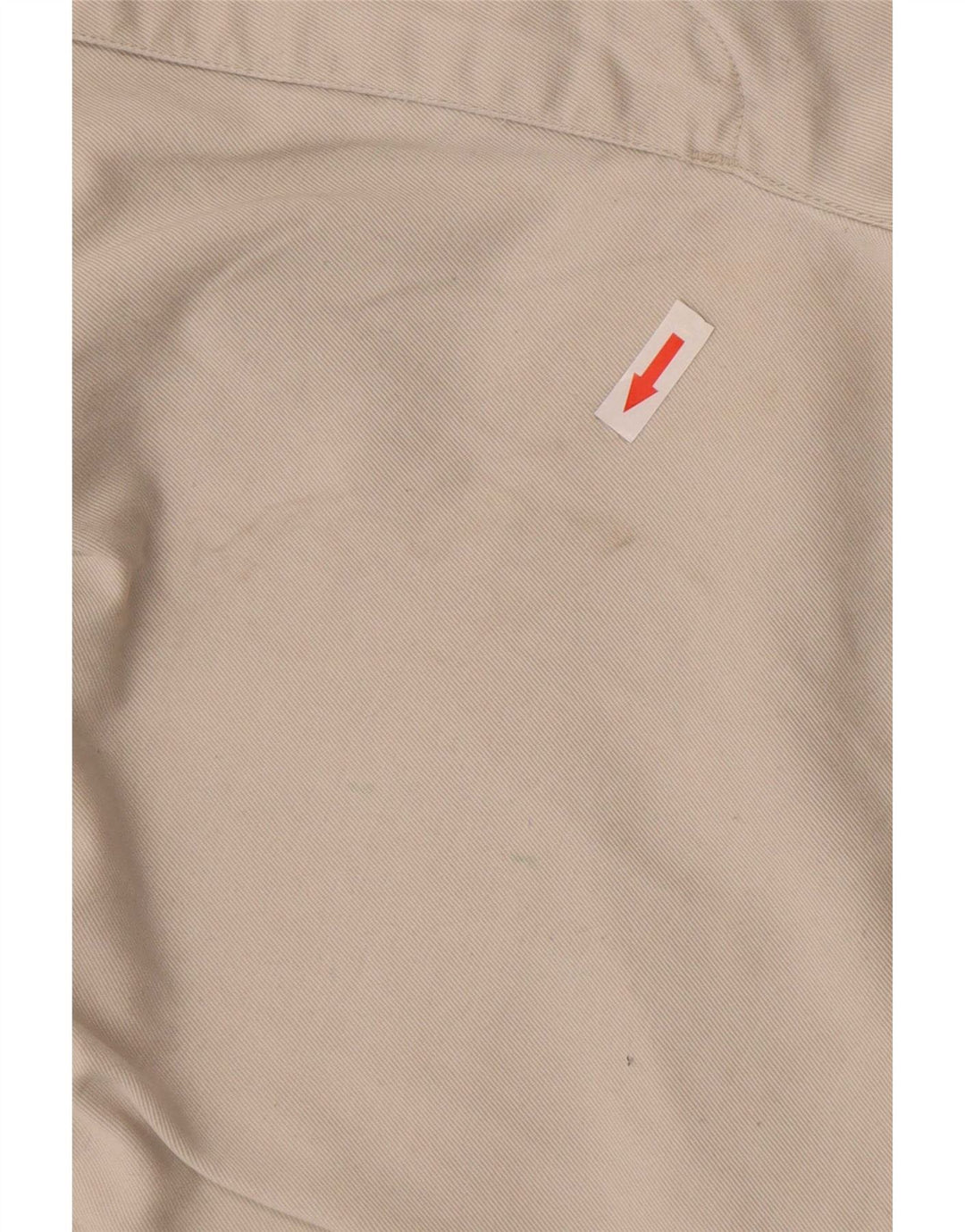 Pantaloncini chino con pegging da uomo Marks & Spencer W36 grandi in cotone bianco sporco