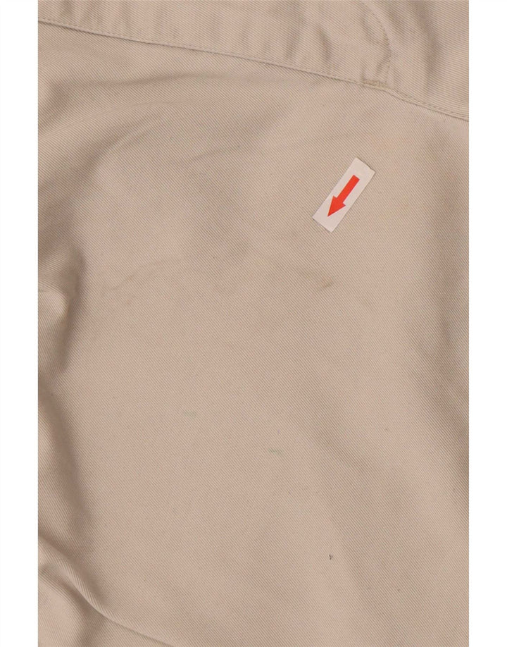 Pantaloncini chino con pegging da uomo Marks & Spencer W36 grandi in cotone bianco sporco