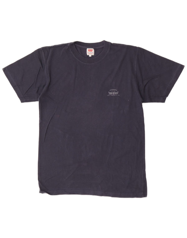 T-shirt da uomo Levi's Top in cotone blu navy medio